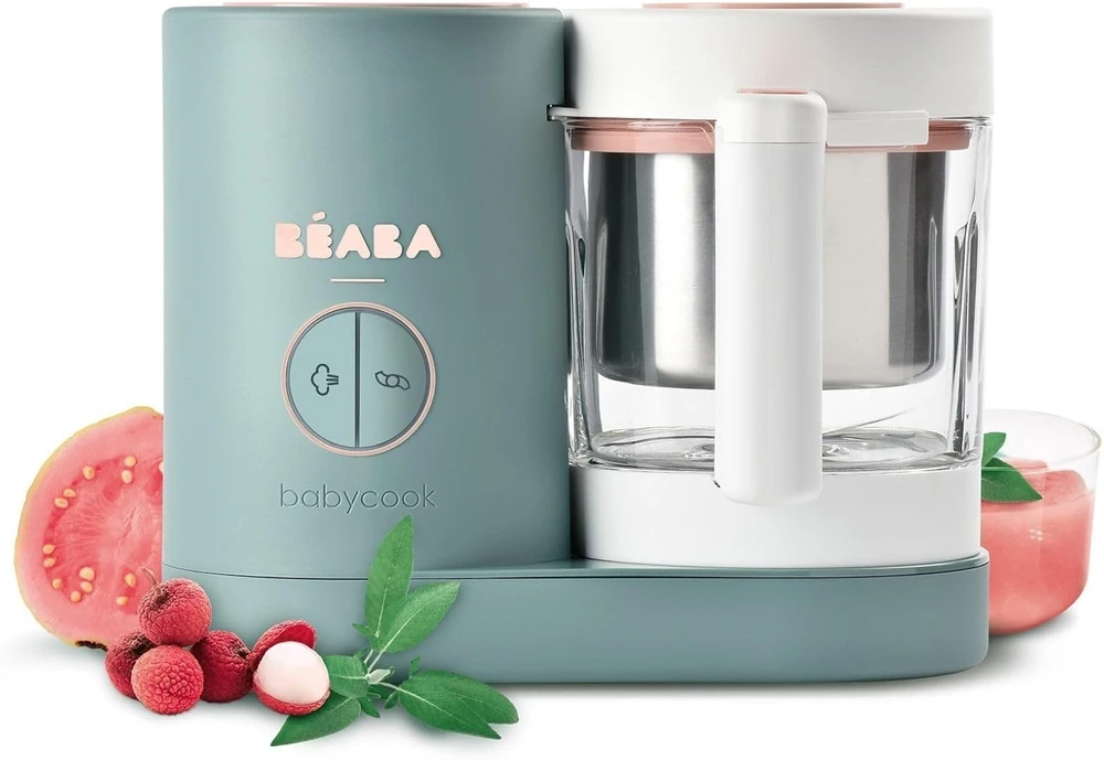 Béaba kūdikių maisto garintuvas-trintuvas 6 viename, stiklinė talpa 1,25 l, 1000 W, Babycook Neo 912732