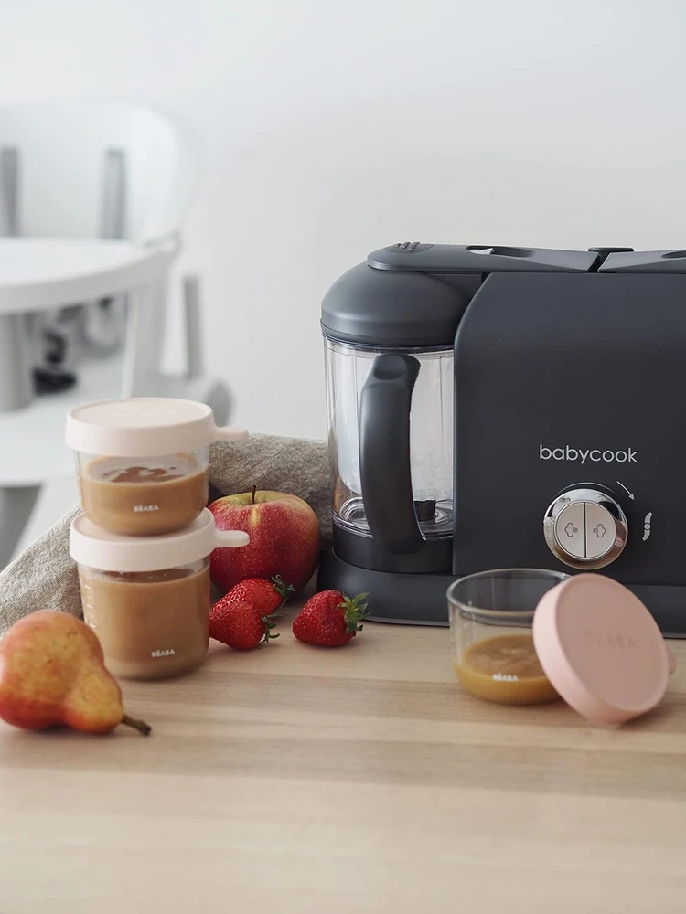 BEABA BABYCOOK PLUS TRINTUVAS-GARINTUVAS 4IN1, DARK Pilkas