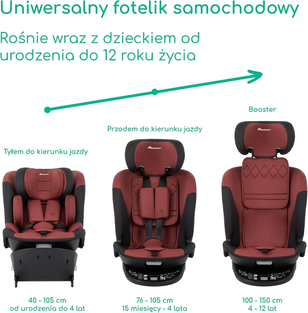 Bebe Confort Bebeconfort automobilinė kėdutė RevolveFix 360 i-Size, 40–150 cm, ISOFIX, 8622094210