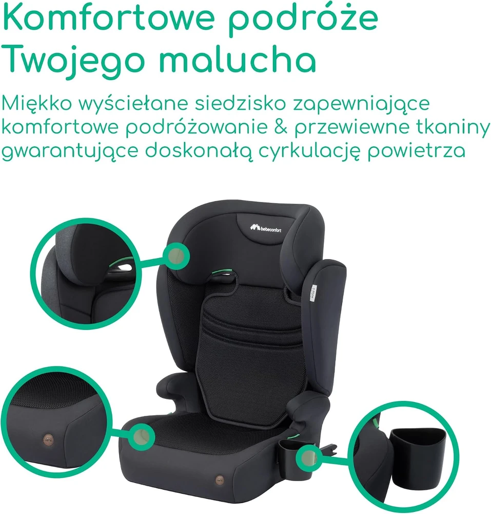 Bebe Confort Bebeconfort automobilinė kėdutė Ride 2 viename i-Size su ISOFIX, 100–150 cm, 8110764210