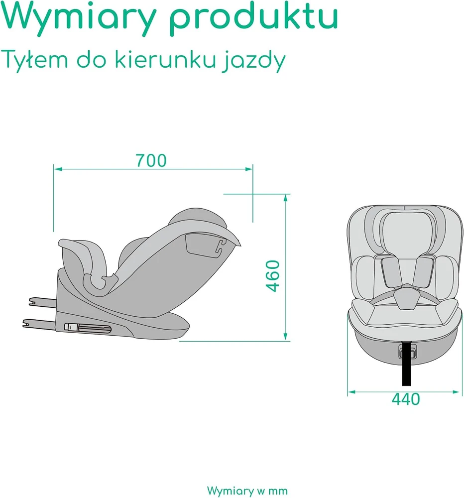 Bebe Confort Bebeconfort automobilinė kėdutė RevolveFix 360 i-Size, 40–150 cm, ISOFIX, 8622094210