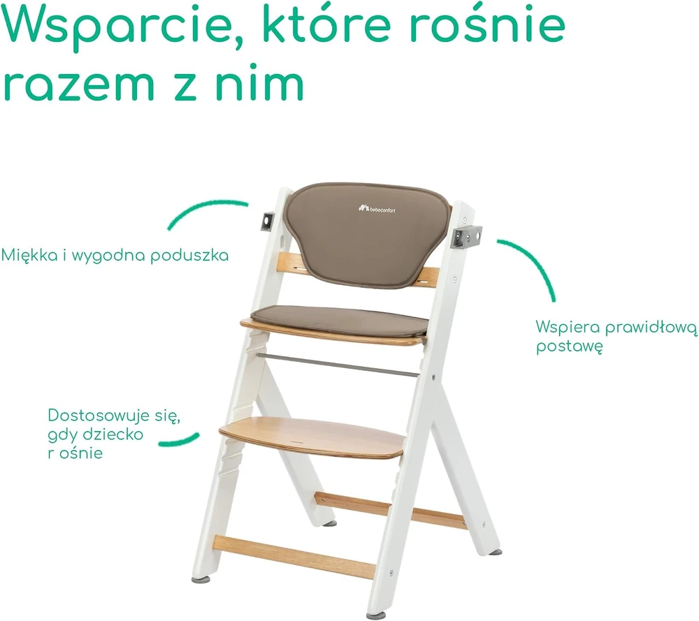 Bebe Confort Bebeconfort Timba 2 medinė maitinimo kėdutė su pagalve
