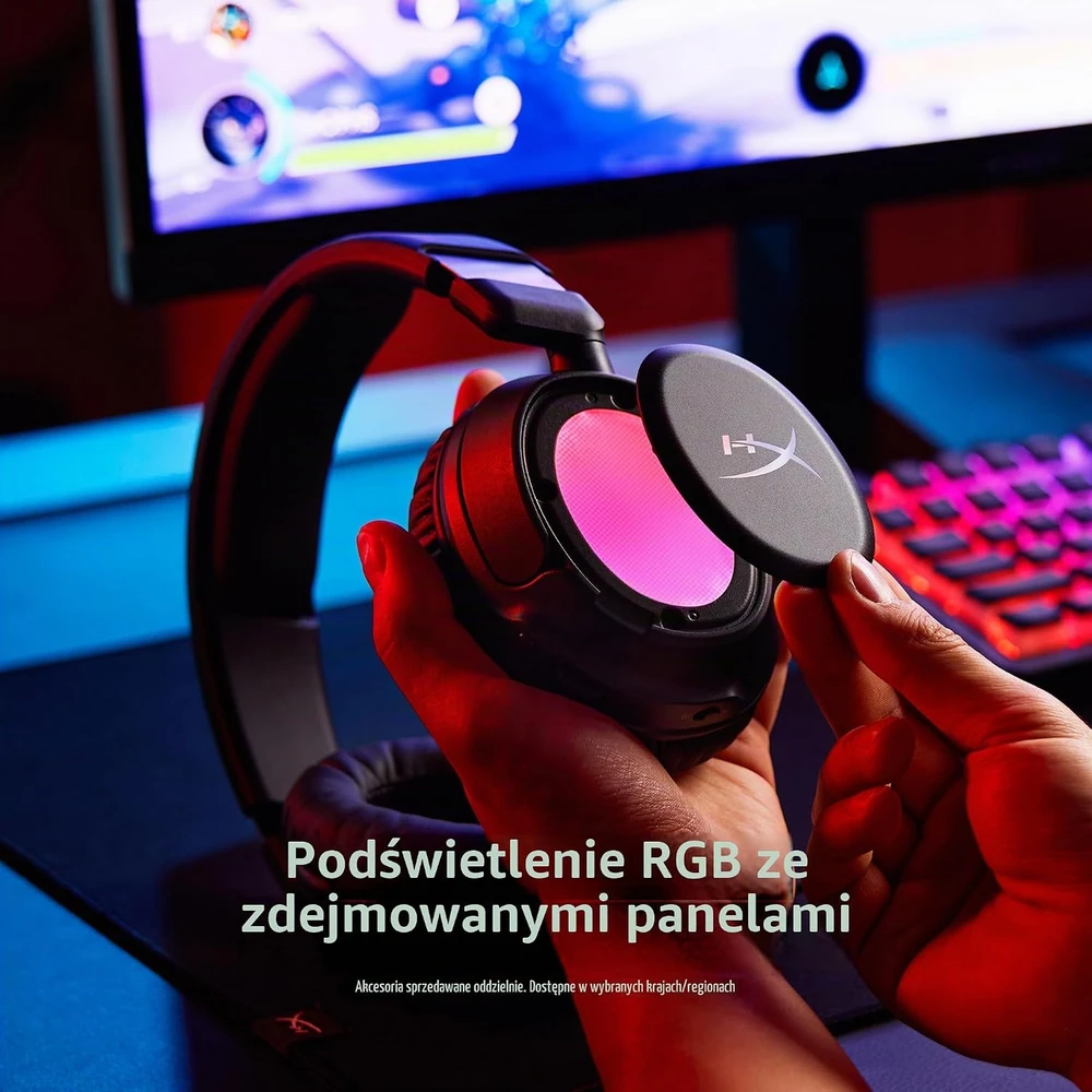 Belaidės žaidimų ausinės HyperX Cloud Flight 2 B5VC4AA, iki 100 val.