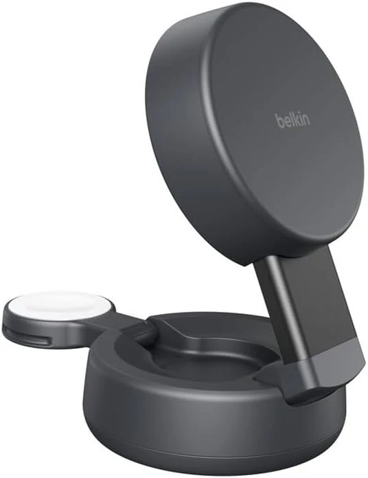 Belkin belaidė įkrovimo stotelė Qi2, 2 viename, 25 W, USB-C, WIZ043kqCH