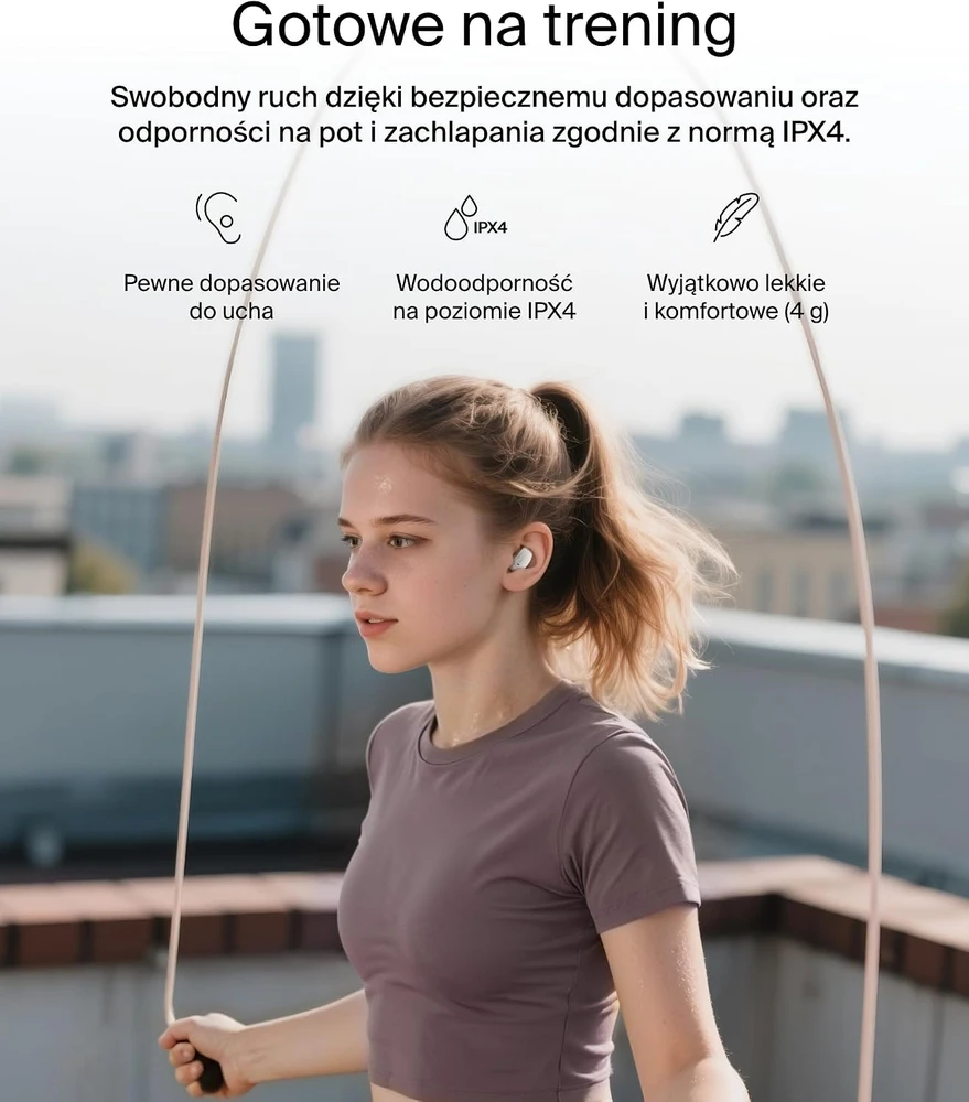 Belkin belaidės į ausis įdedamos ausinės Bluetooth 6.0, 26 h, IPX4, AUC014