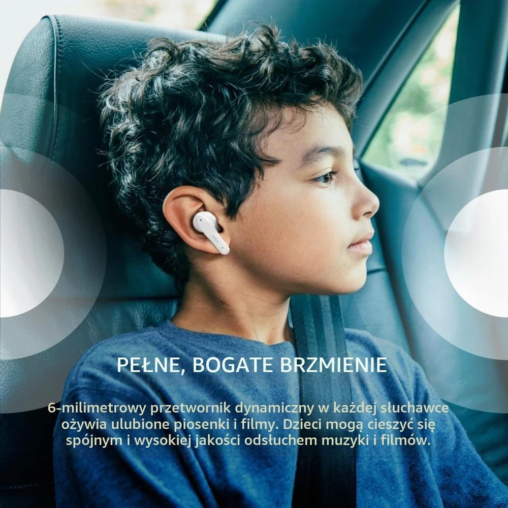 „Belkin“ – „SOUNDFORM Nano True“ belaidės ausinės vaikams