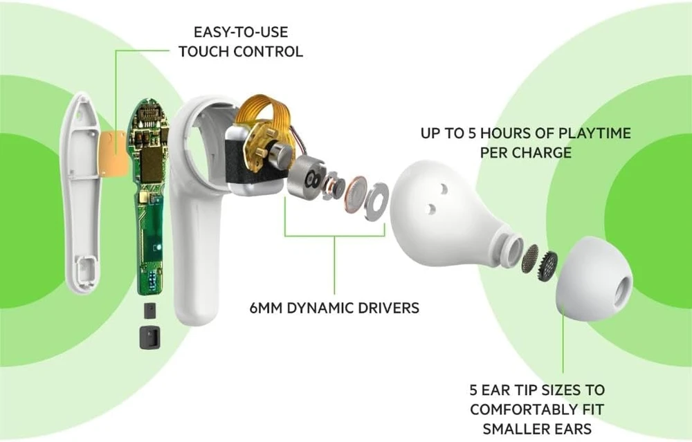 „Belkin“ – „SOUNDFORM Nano True“ belaidės ausinės vaikams