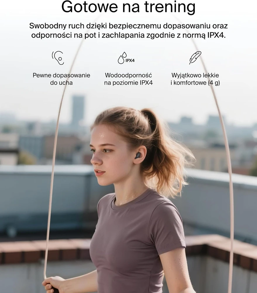 Belkin belaidės pusiau į ausį įdedamos ausinės Bluetooth 6.0, 26 h, IPX4 AUC014