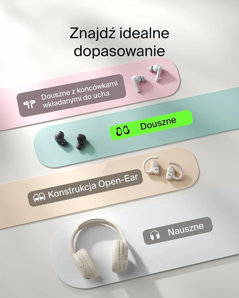 Belkin belaidės pusiau į ausį įdedamos ausinės Bluetooth 6.0, 26 h, IPX4 AUC014