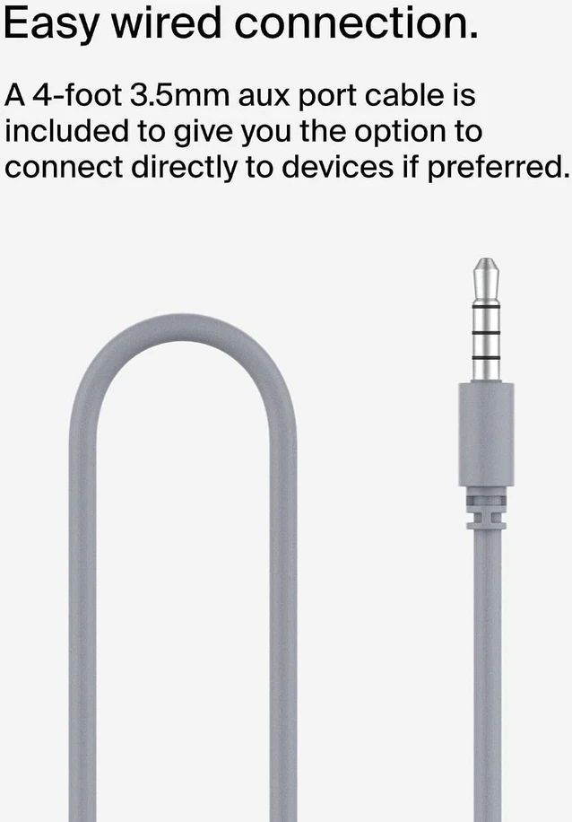 Belkin belaidės vaikiškos ant ausų dedamos ausinės Bluetooth 5.3, 30 val., SoundForm Mini AUD002btPKV3
