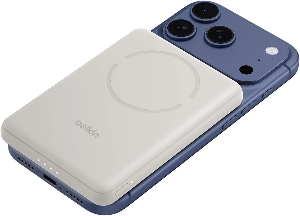 Belkin magnetinis belaidis išorinis akumuliatorius 5000 mAh, Qi2 15 W, BPD021hqSA