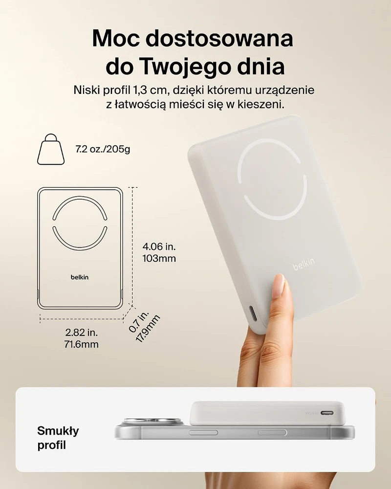 Belkin magnetinis belaidis powerbankas 10000 mAh Qi2 15 W BPD018hqSA