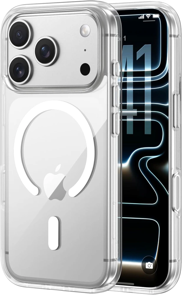 Belkin SheerForce Clear dėklas iPhone 17 Pro su MagSafe, skaidrus MSA031hqCL