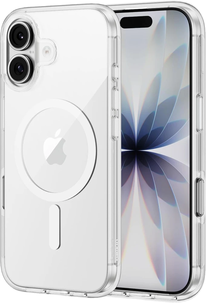 Belkin SheerForce Clear dėklas iPhone 17 su MagSafe, skaidrus, MSA030hqCL