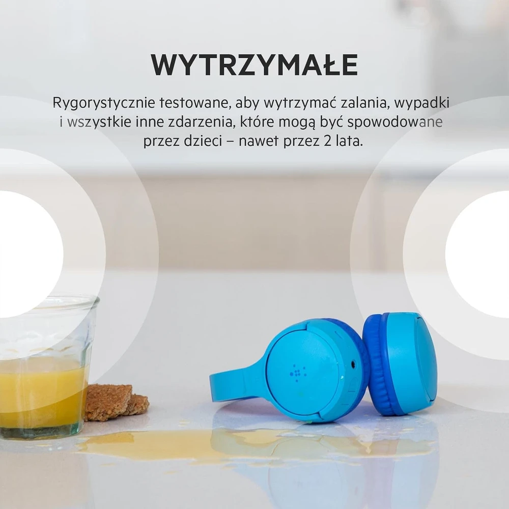 Belkin Mėlyna SOUNDFORM KIDS Ausinės, Mėlynas (RETAIL)