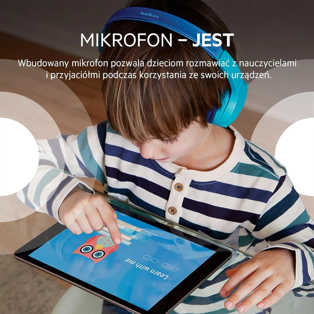 Belkin Mėlyna SOUNDFORM KIDS Ausinės, Mėlynas (RETAIL)
