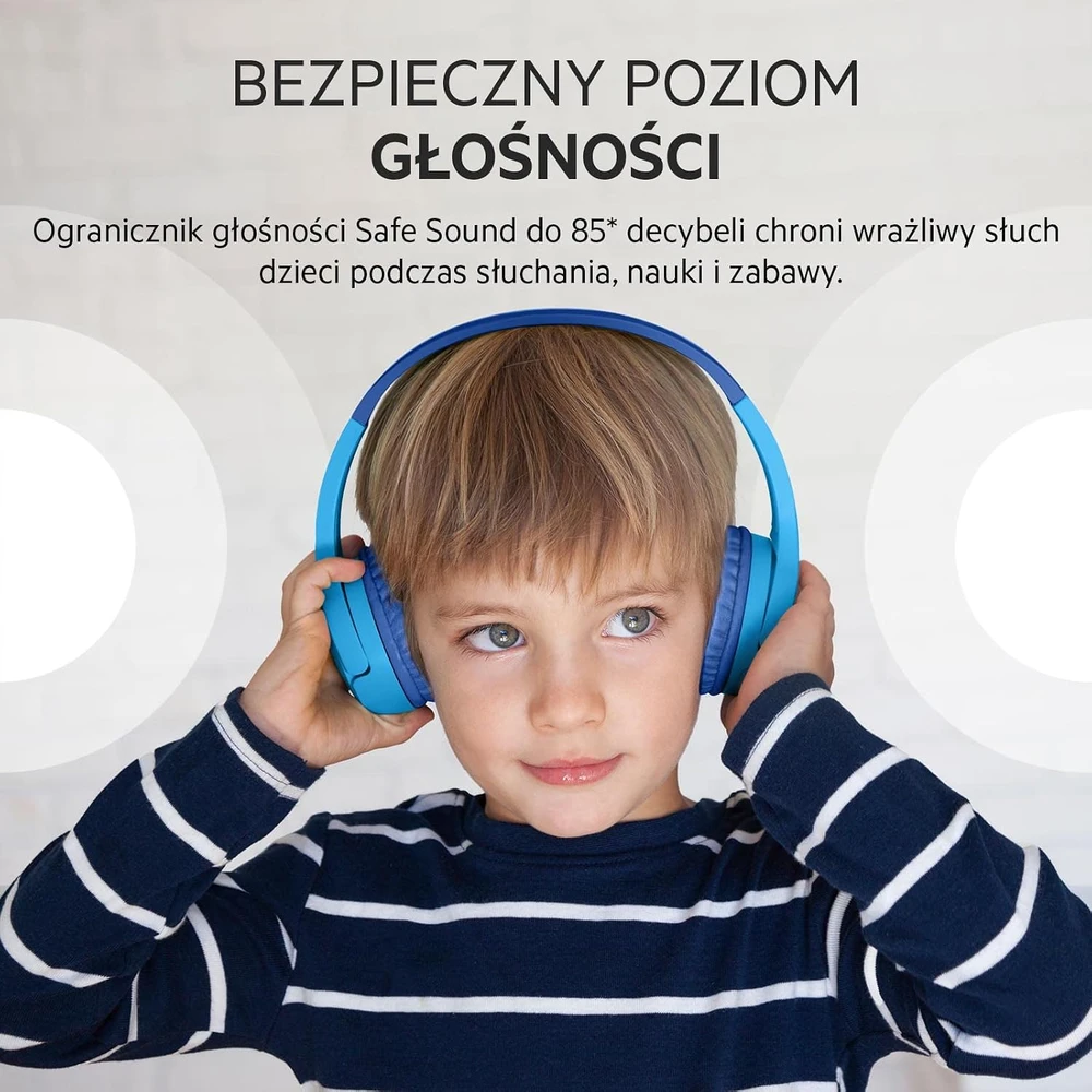 Belkin Mėlyna SOUNDFORM KIDS Ausinės, Mėlynas (RETAIL)
