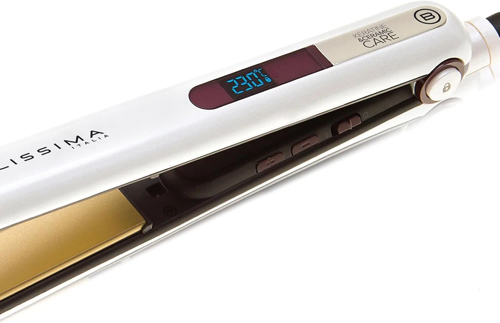 Bellissima plaukų tiesintuvas B9 400 su keramine ir keratino danga, 150–230 °C