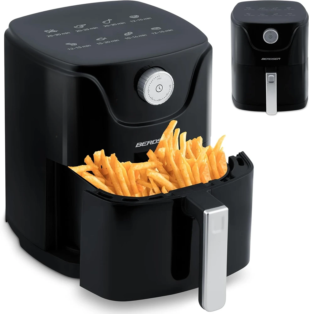 Belaidė juoda gruzdintuvė Berdsen BD-654 Air Fryer