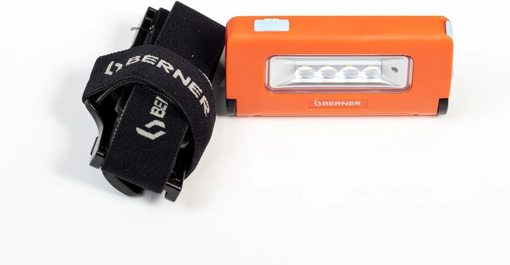 Berner LED galvos ir darbo žibintas 2 viename, įkraunamas, 1000 lm, 335506