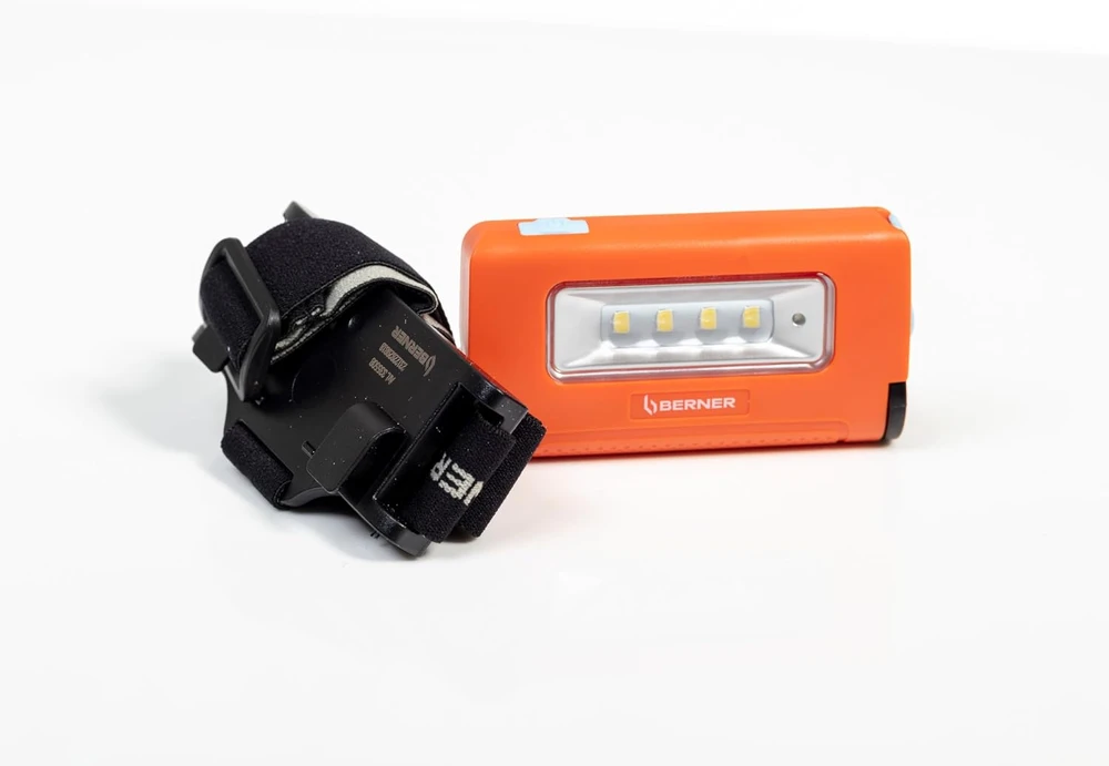 Berner LED galvos ir darbo žibintas 2 viename, įkraunamas, 1000 lm, 335506