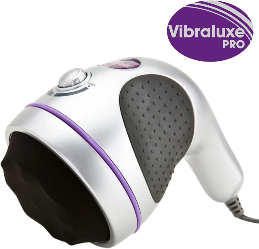 Best Direct anticeliulitinis elektrinis masažuoklis Vibraluxe Pro 5 viename, 3000 aps./min., 5 keičiamos galvutės