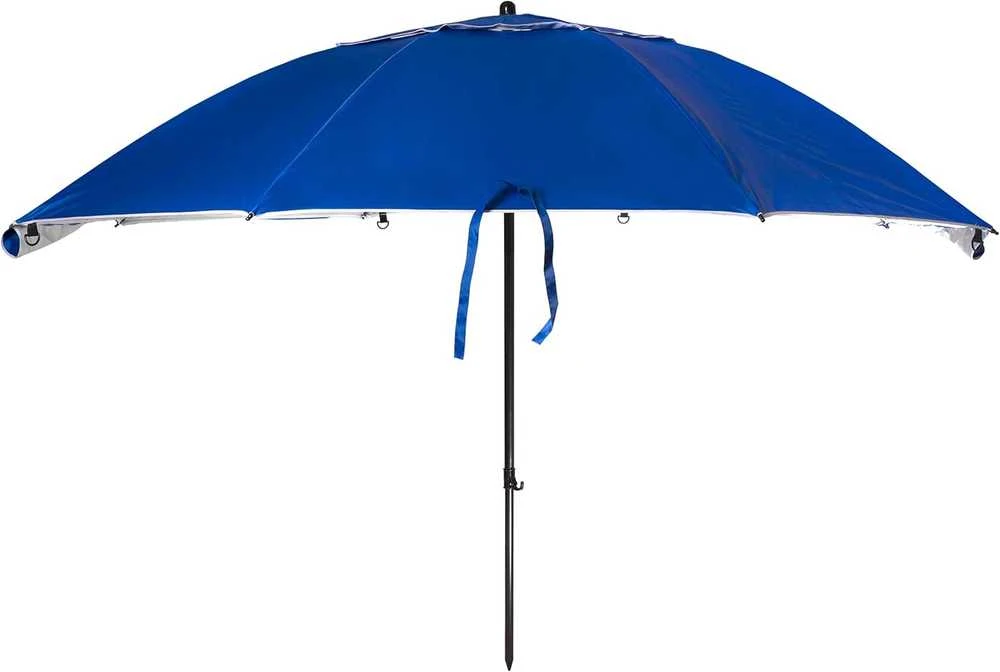 BESTIF sodo ir paplūdimio skėtis-paravanas UV50, 210 × 220 cm, sulankstomas, mėlynas