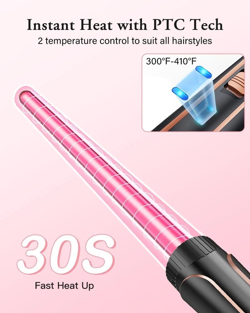 BESTOPE PRO plaukų formavimo rinkinys 5 viename su trigubu garbanojimo antgaliu MD-J18