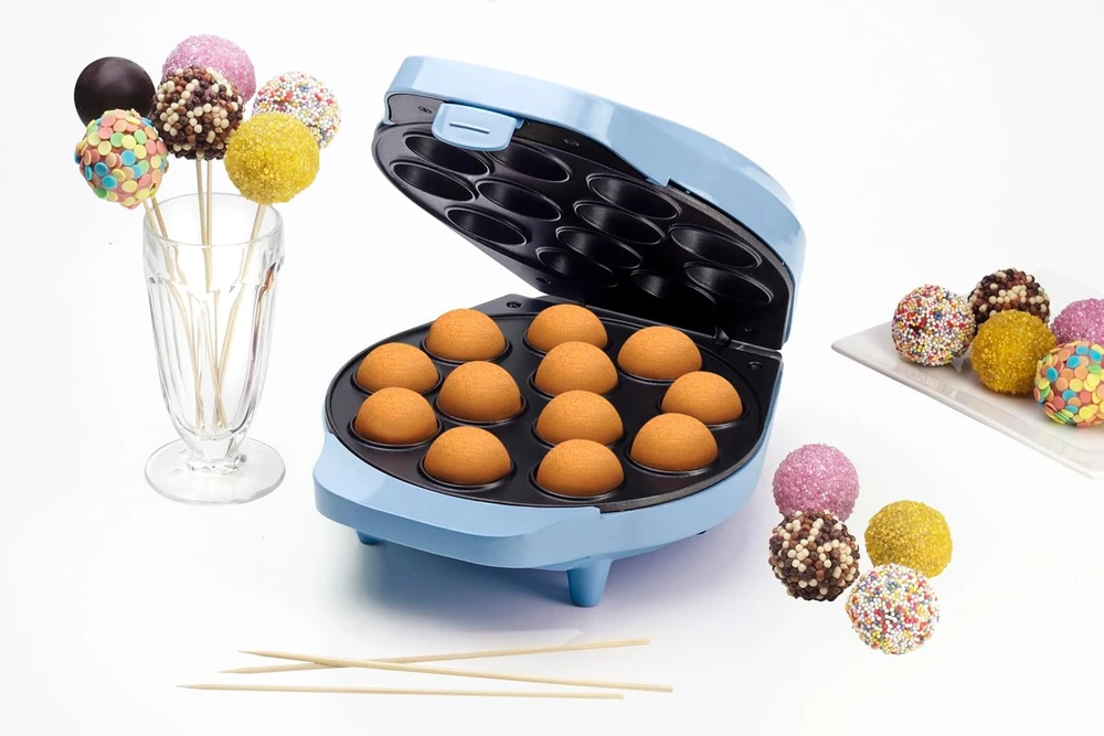 Bestron „Cake Pop“ pyragaičių keptuvė su 12 formelių, 35 mm, 700 W, DCPM12B