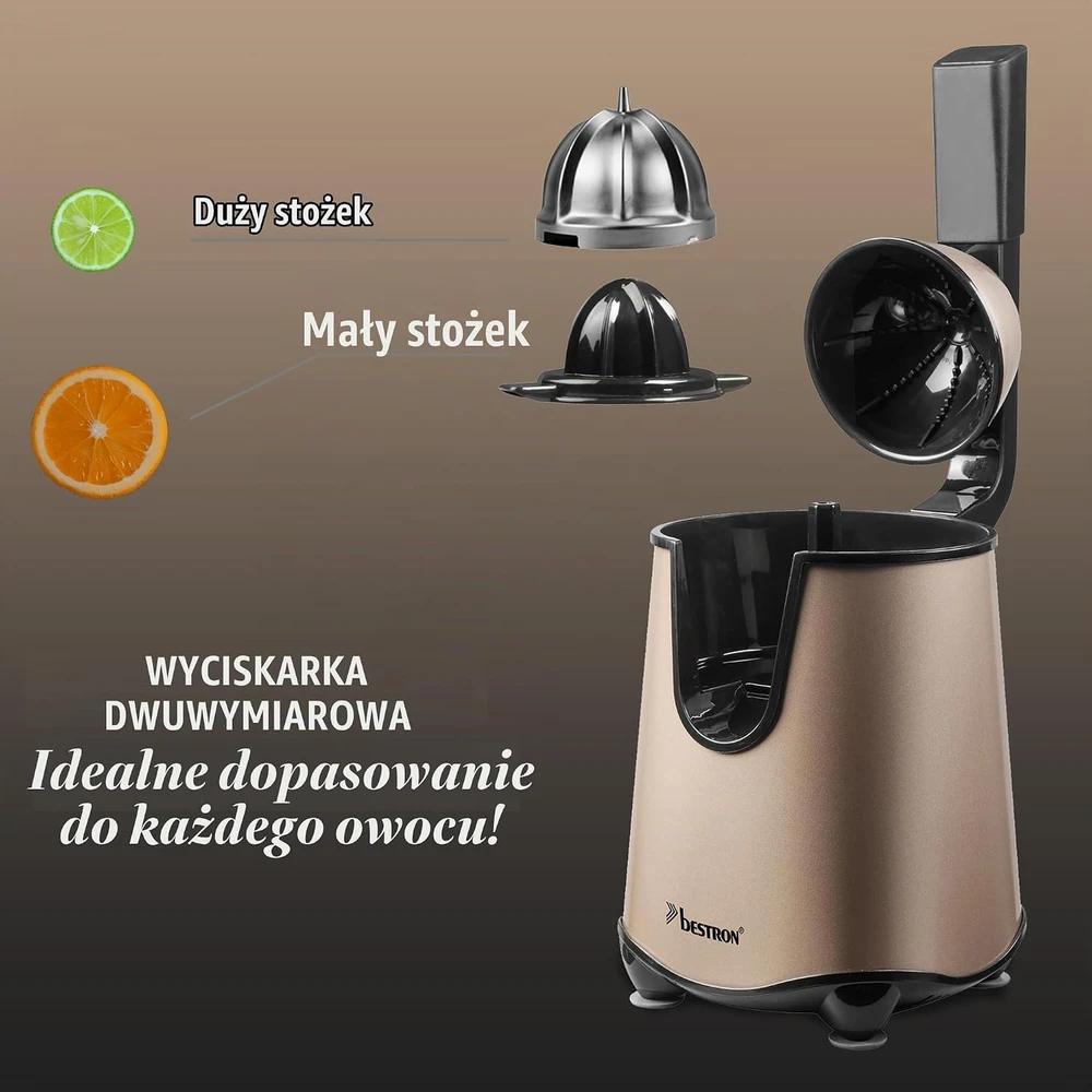 Bestron elektrinė citrusinių vaisių sulčiaspaudė 450 ml, 200 W, ACJ600SAT