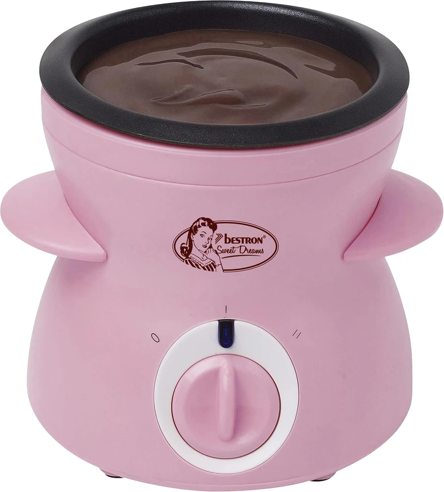 Bestron šokolado fondiu aparatas 25 W, 0,3 l, rožinis DCM043P