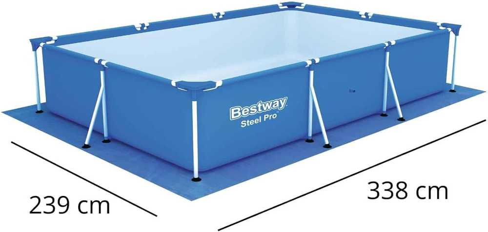338 x 239 cm kilimėlis „Bestway 58101“ stačiakampiam baseinui