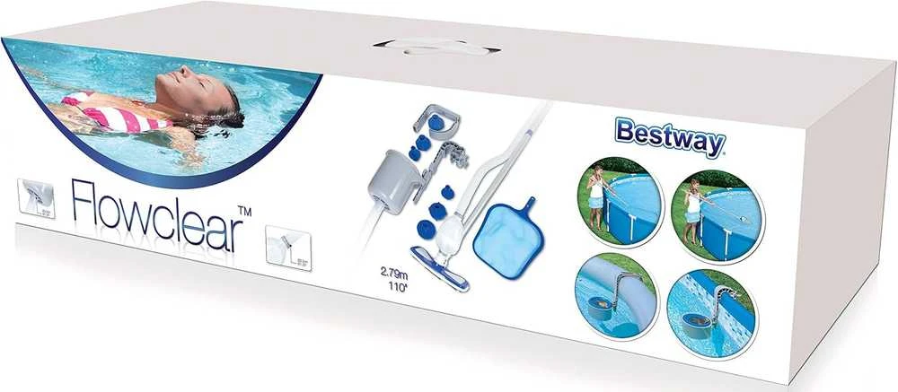 Bestway Flowclear Deluxe Baseino priežiūros rinkinys, 58237