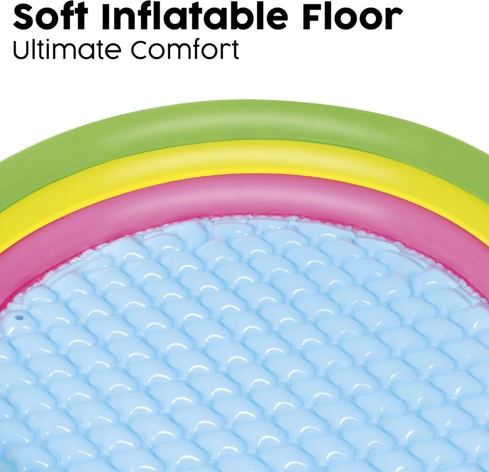 BESTWAY pripučiamas baseinas RAINBOW 152 cm x 30 cm (51103)