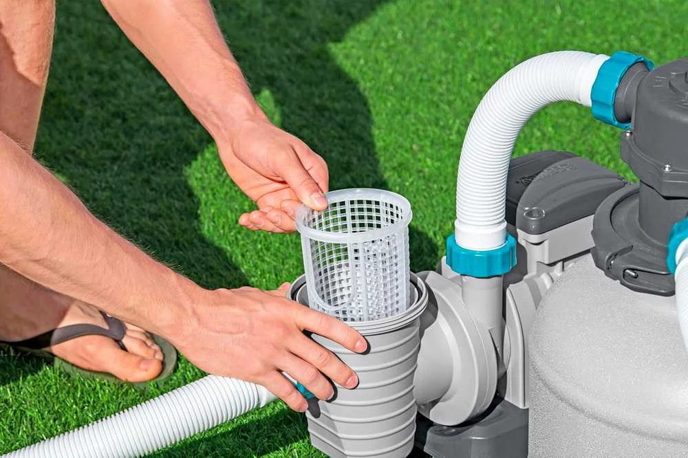 Bestway smėlio filtravimo siurblys baseinams 8327 l/h, 360° sukamasis spaustukas, 58499_25