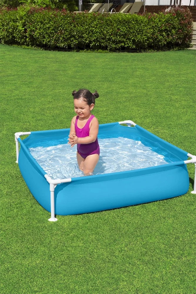 Rėminis baseinas vaikams 122x122cm BESTWAY