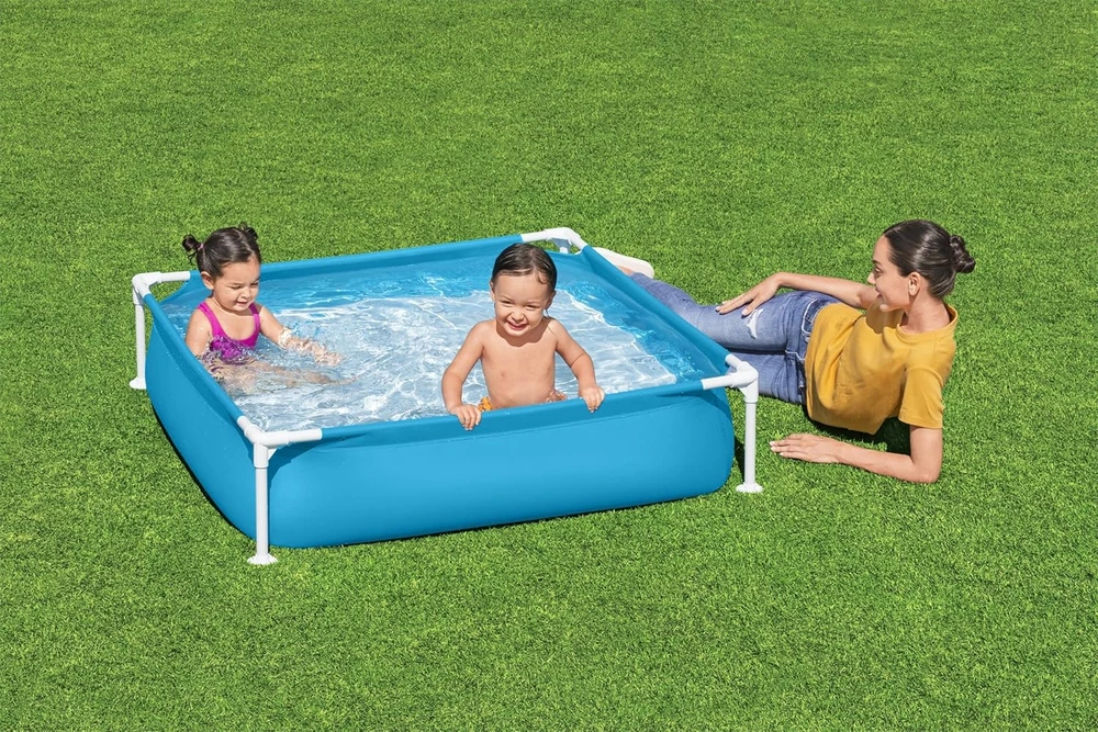 Rėminis baseinas vaikams 122x122cm BESTWAY