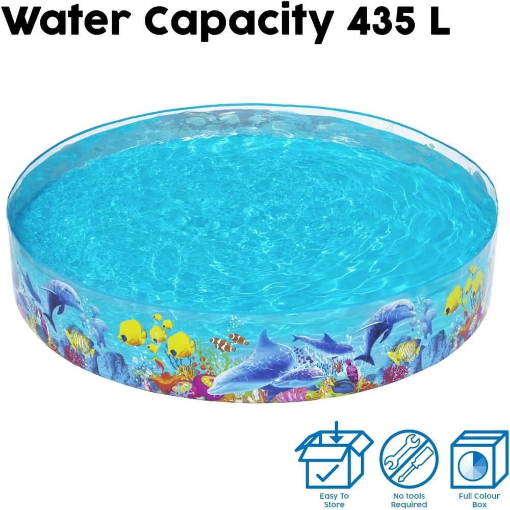 BESTWAY baseinas Odisėja, skersmuo 2.44m x H46cm, 55031
