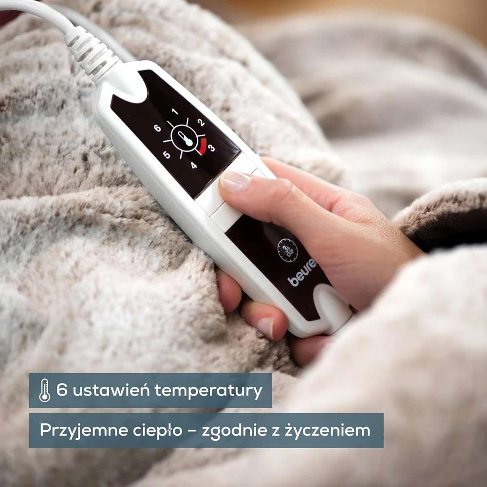Beurer elektrinė antklodė HD 150 XXL, 200 × 150 cm, 6 temperatūros lygiai, 40028