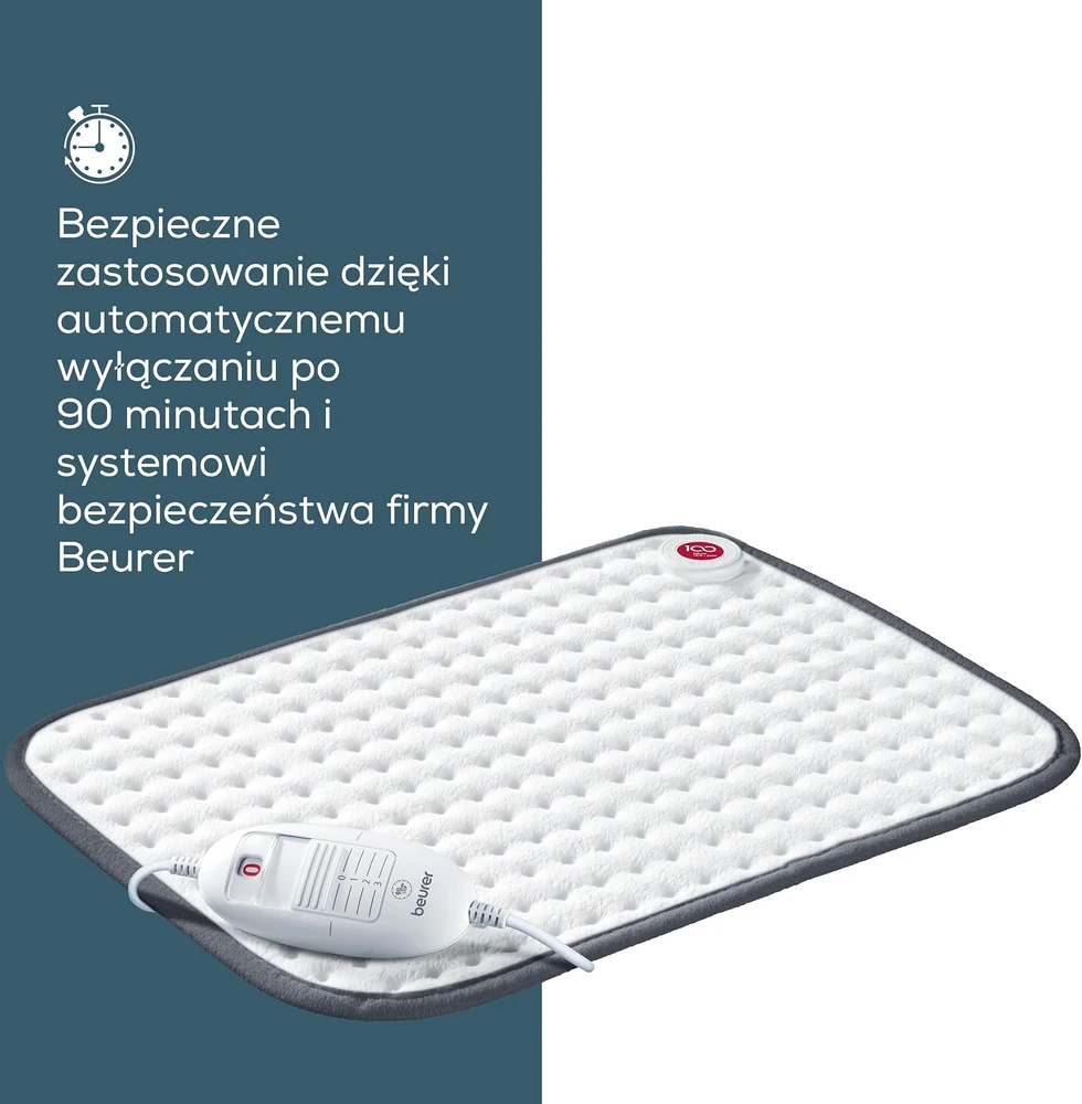 Beurer elektrinė šildanti pagalvėlė 100 W su 3 temperatūros lygiais, 276.85