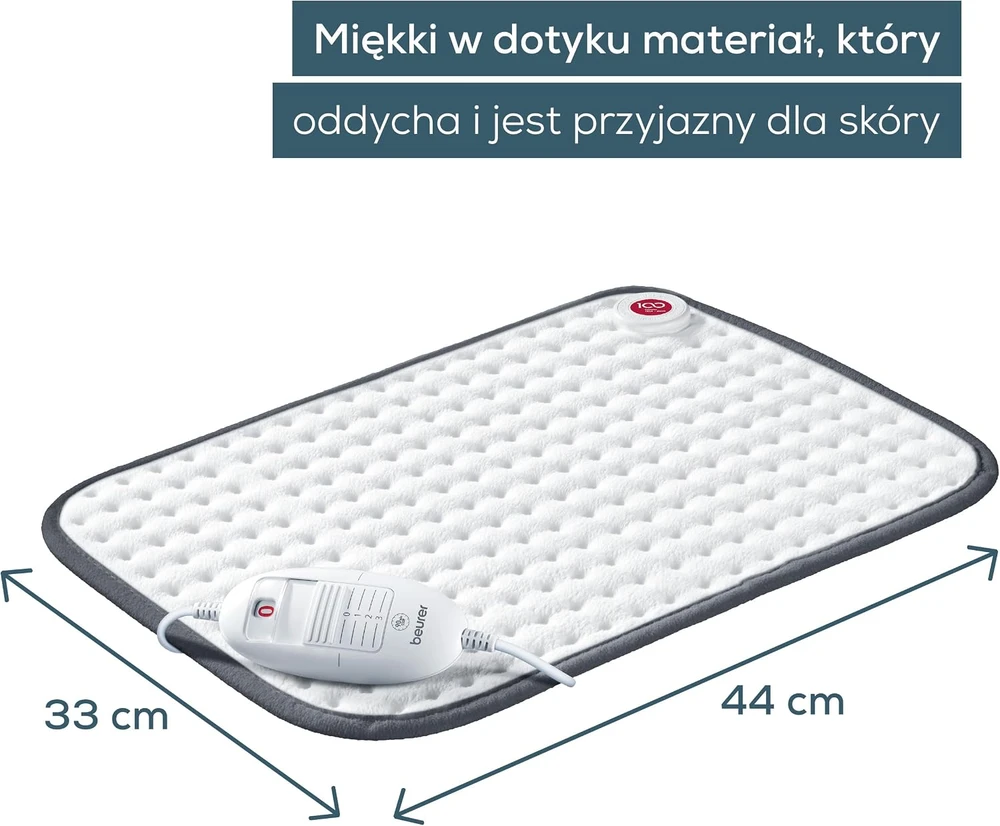 Beurer elektrinė šildanti pagalvėlė 100 W su 3 temperatūros lygiais, 276.85