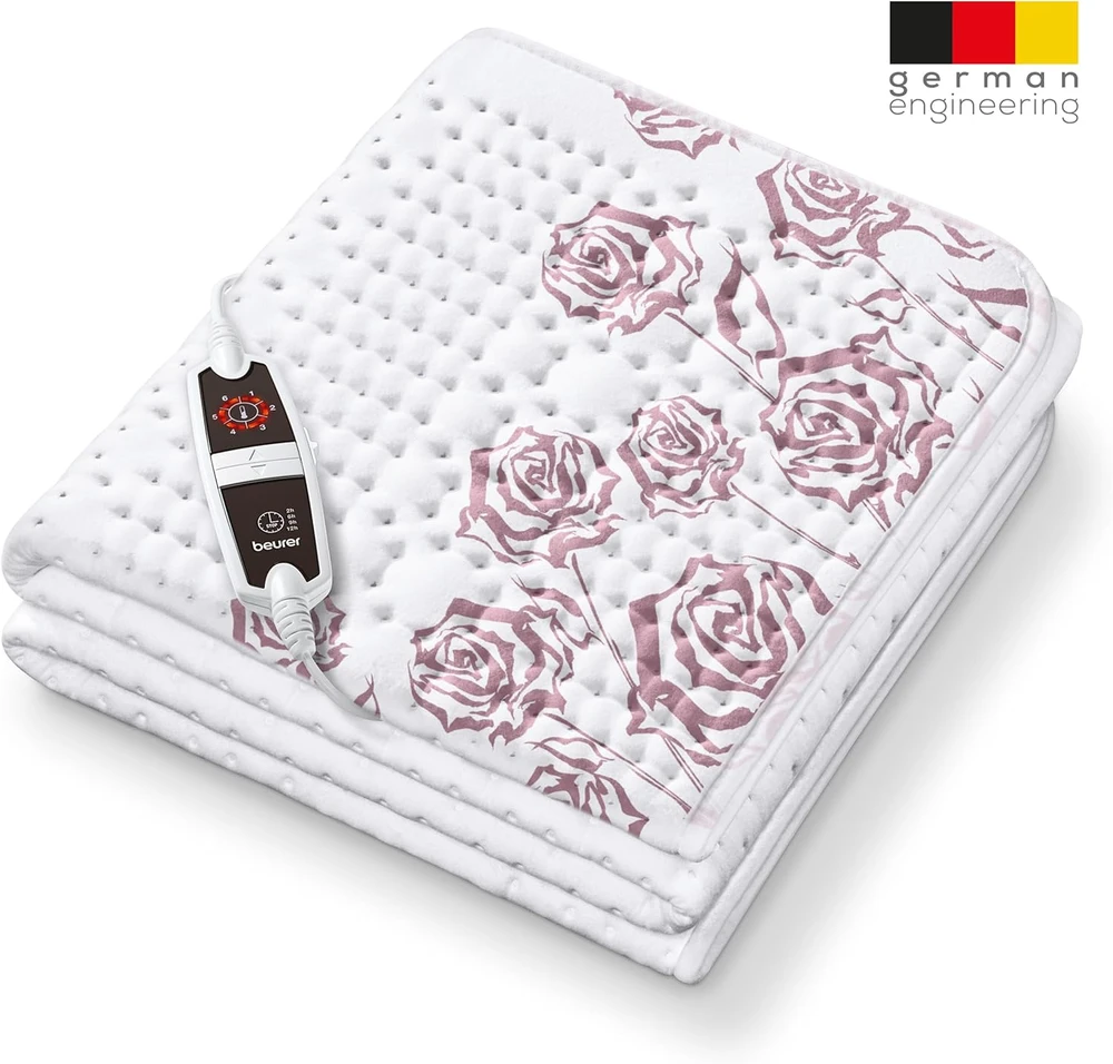 Beurer elektrinė šildoma paklodė 150 x 80 cm, 60 W, 6 temperatūros lygiai UB 75