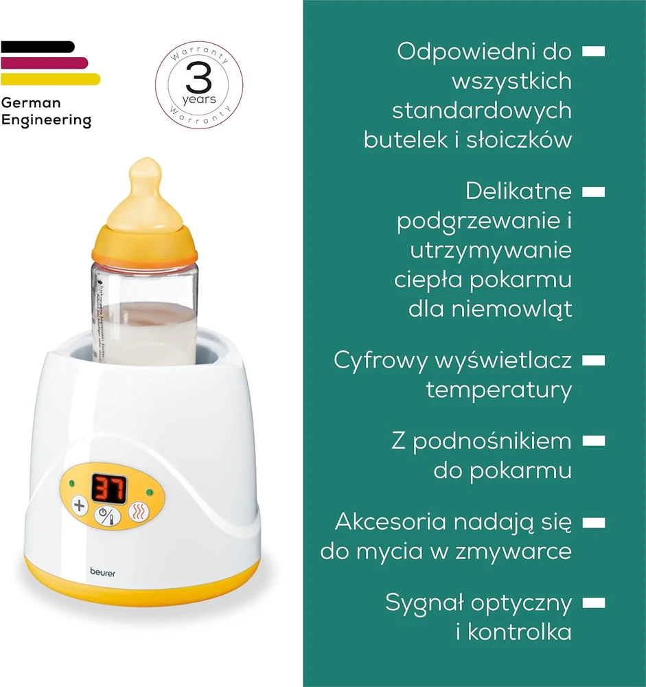 Beurer skaitmeninis kūdikių maisto šildytuvas BY52