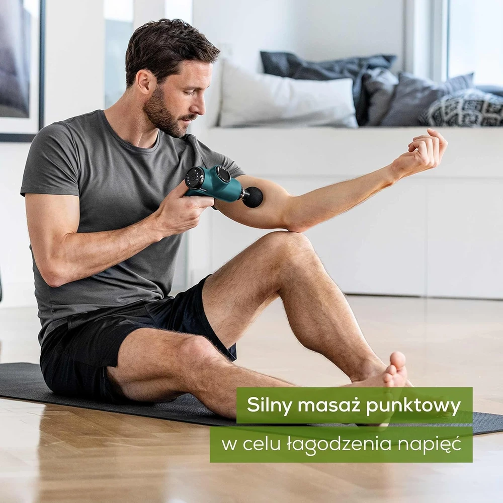 Masažinis pistoletas Beurer MG 99 Compact 65003, mėlynos/juodos spalvos