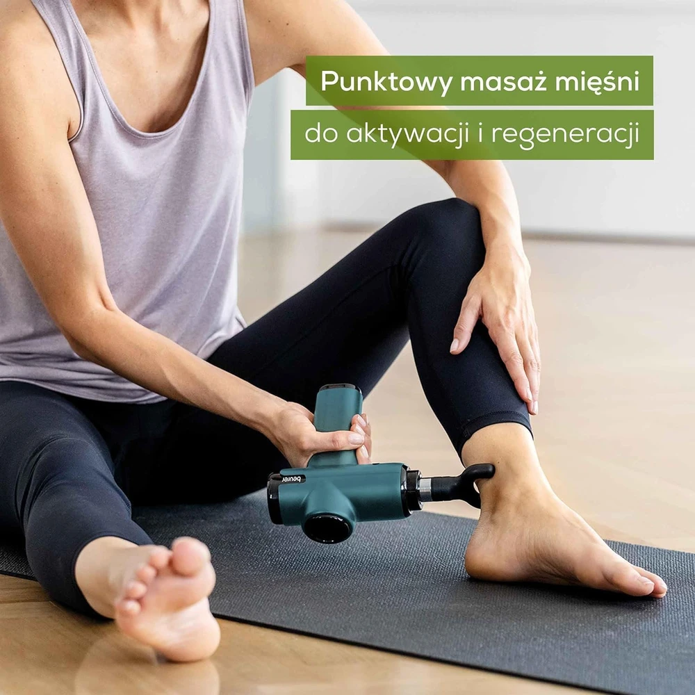 Masažinis pistoletas Beurer MG 99 Compact 65003, mėlynos/juodos spalvos