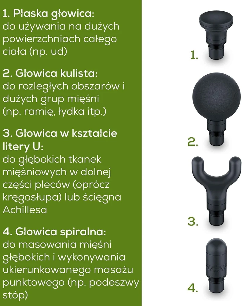Masažinis pistoletas Beurer MG 99 Compact 65003, mėlynos/juodos spalvos