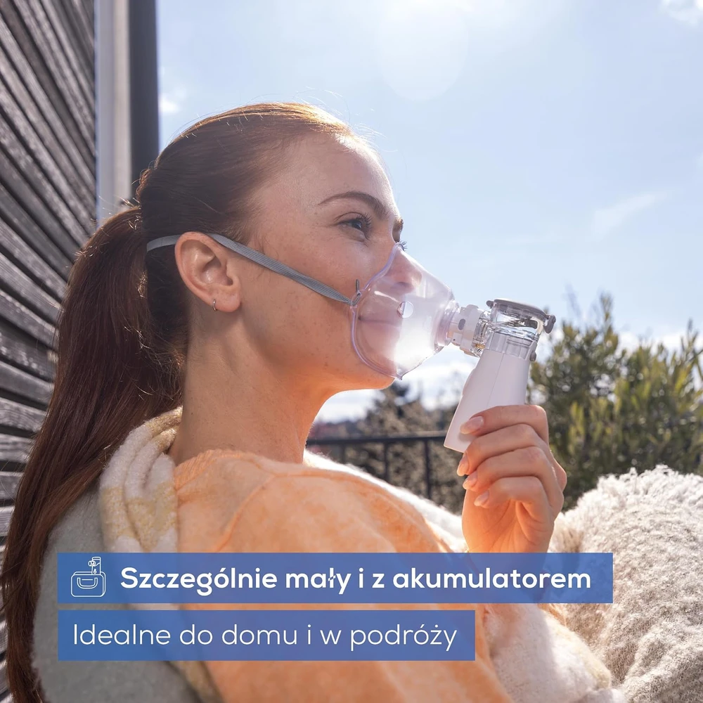 Beurer membraninis inhaliatorius IH 57 su aerozolio technologija ir akumuliatoriumi