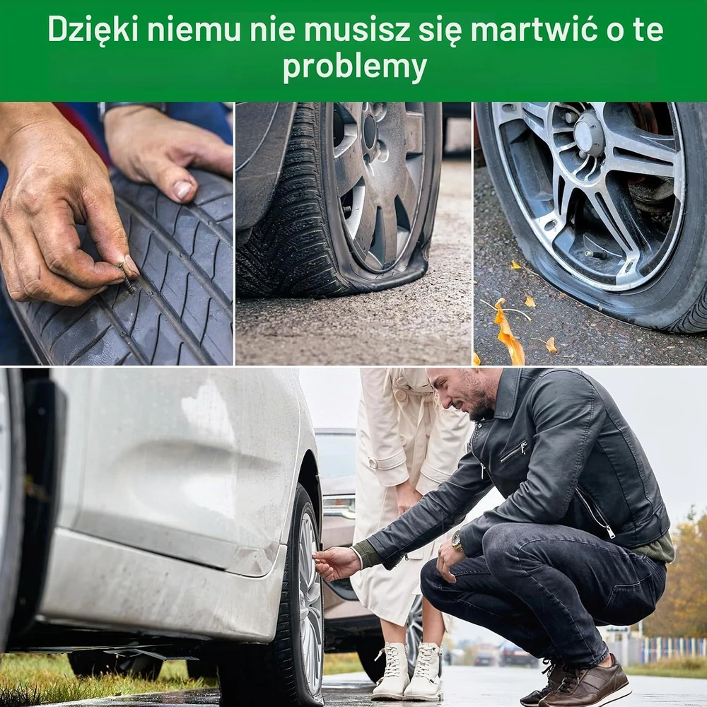 BGIUSQF automobilinių padangų remonto rinkinys, 58 dalių, LYY-butaigongju-GN