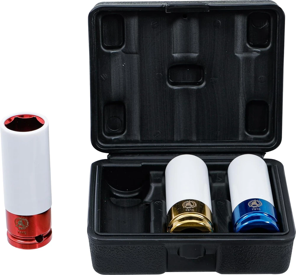 Bgs Technic BGS apsauginių smūginių galvučių rinkinys 1/2 col., 17–21 mm, 3 vnt., 7310