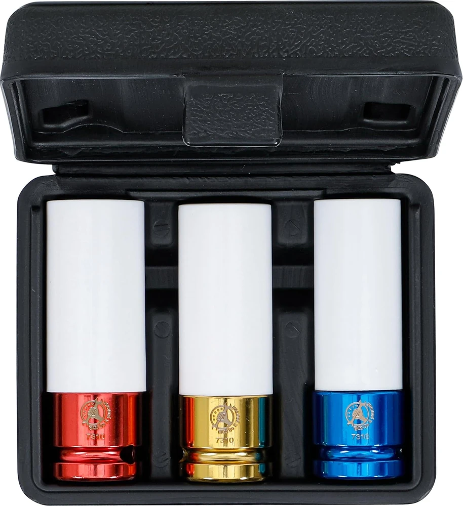 Bgs Technic BGS apsauginių smūginių galvučių rinkinys 1/2 col., 17–21 mm, 3 vnt., 7310